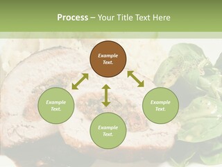 Horseradish Dinner Arugula PowerPoint Template