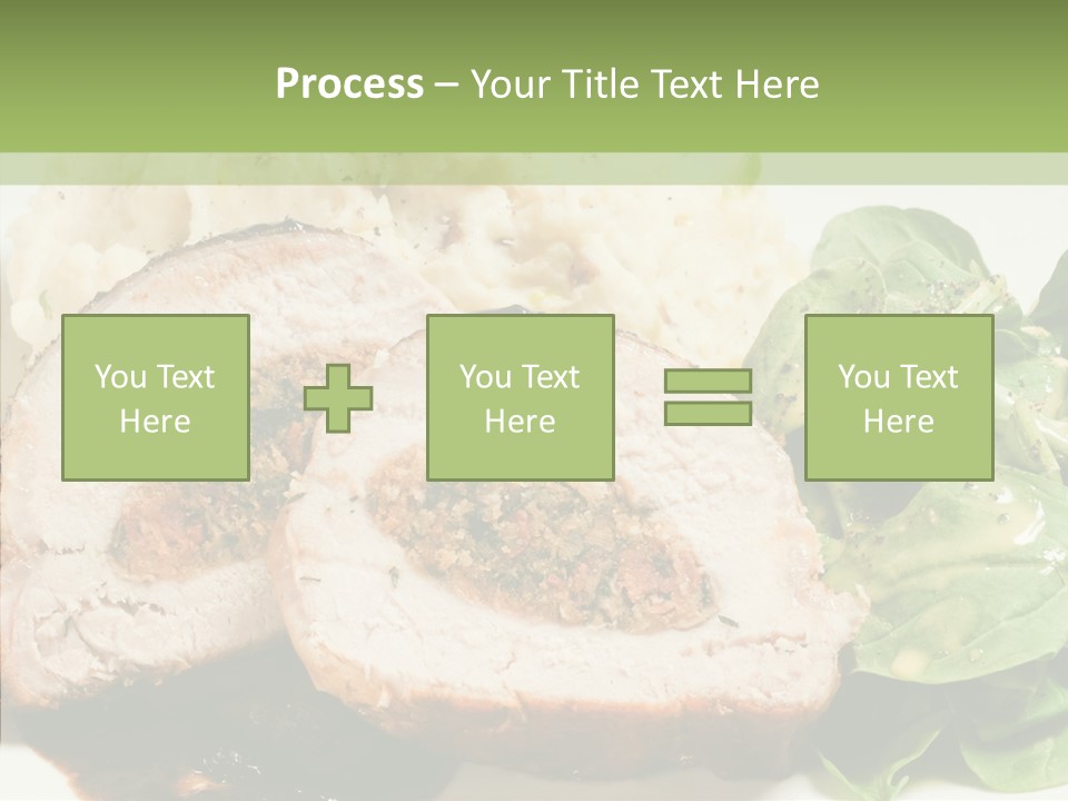 Horseradish Dinner Arugula PowerPoint Template