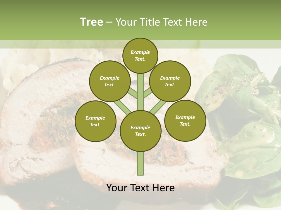 Horseradish Dinner Arugula PowerPoint Template
