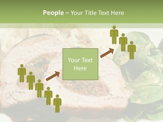 Horseradish Dinner Arugula PowerPoint Template
