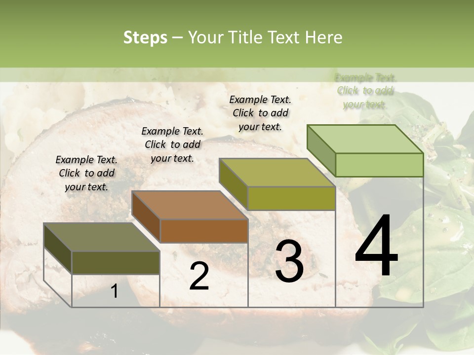Horseradish Dinner Arugula PowerPoint Template