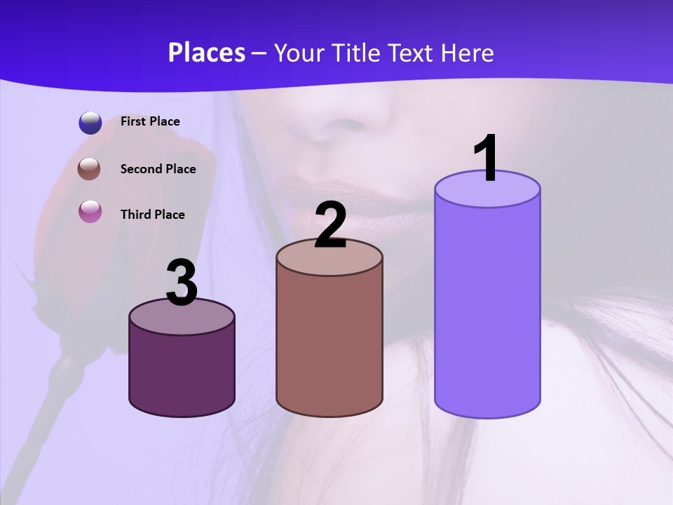 Flower Face Eyes PowerPoint Template