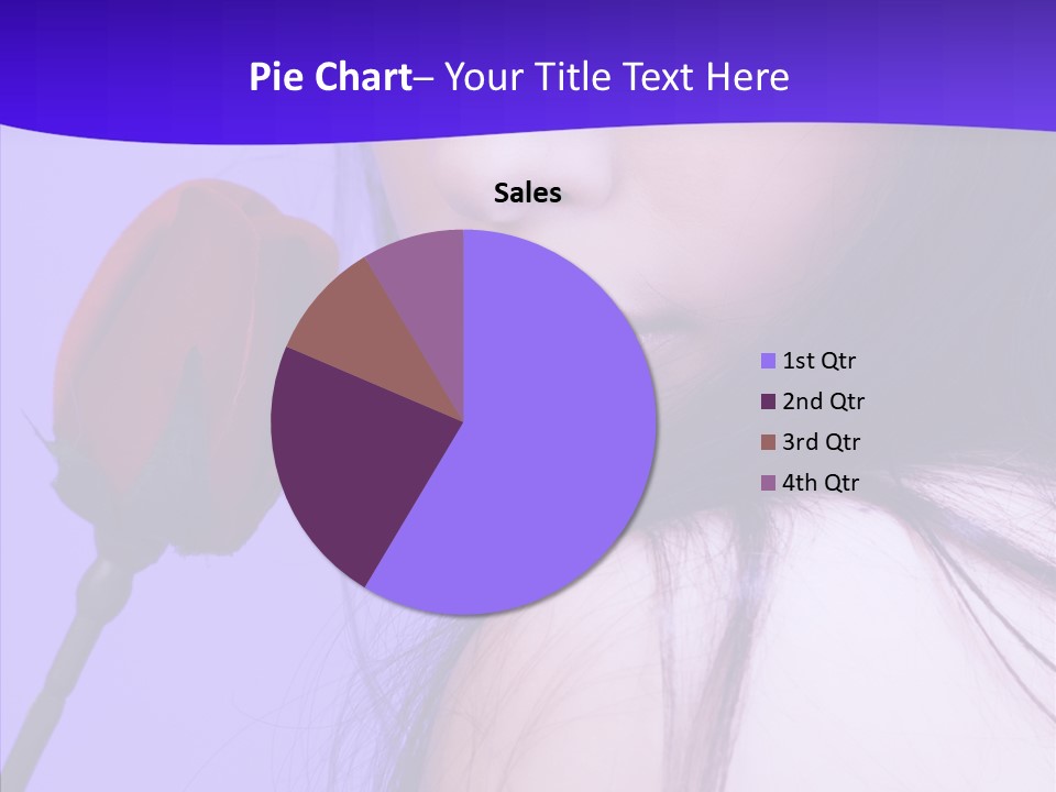 Flower Face Eyes PowerPoint Template