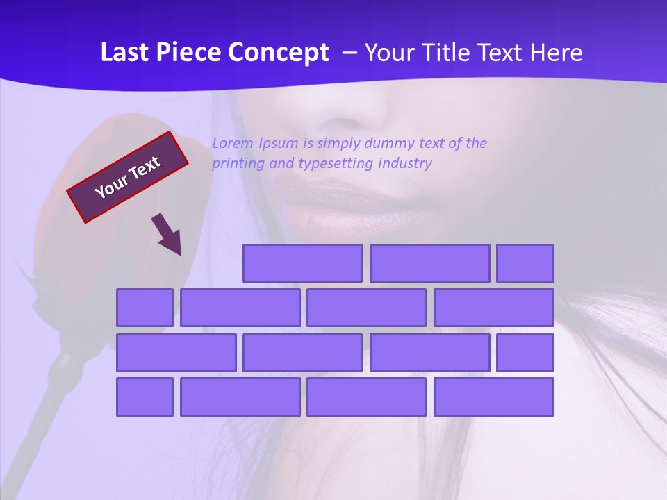 Flower Face Eyes PowerPoint Template