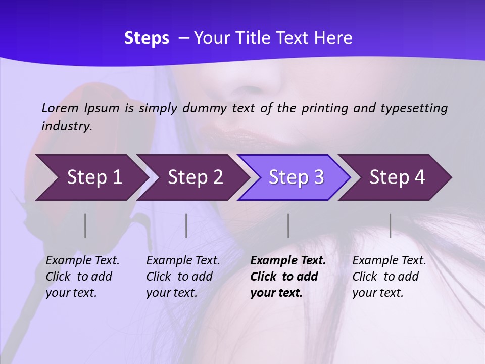 Flower Face Eyes PowerPoint Template