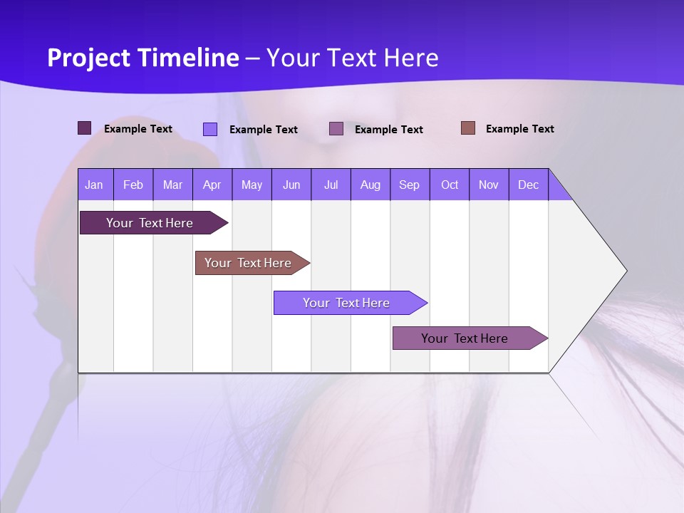 Flower Face Eyes PowerPoint Template