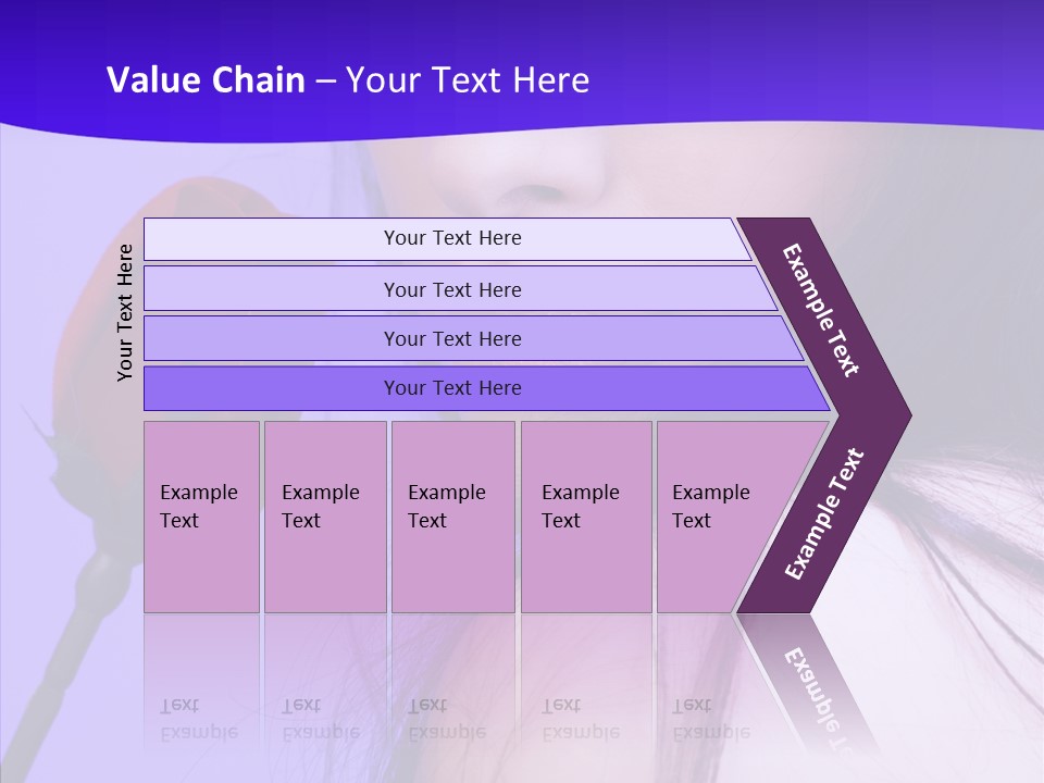 Flower Face Eyes PowerPoint Template