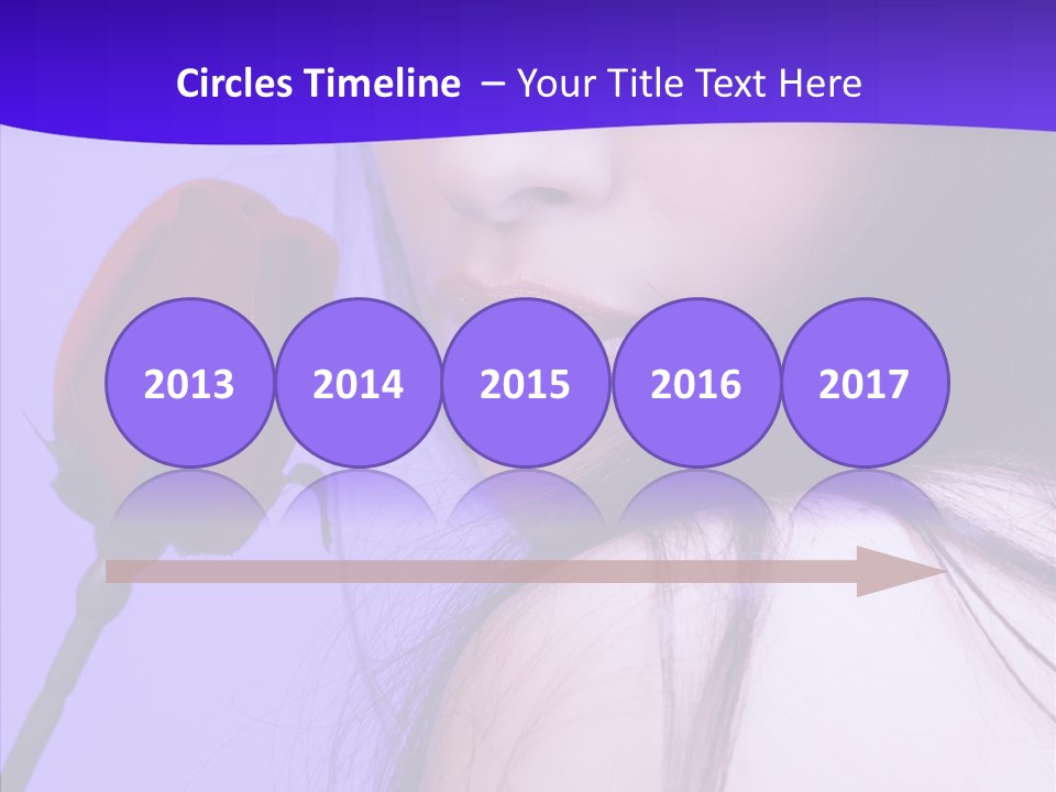 Flower Face Eyes PowerPoint Template