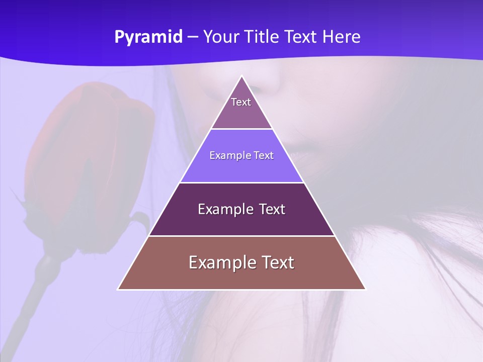 Flower Face Eyes PowerPoint Template