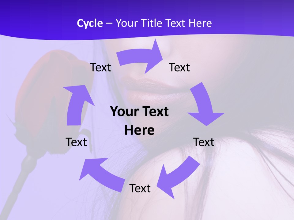 Flower Face Eyes PowerPoint Template