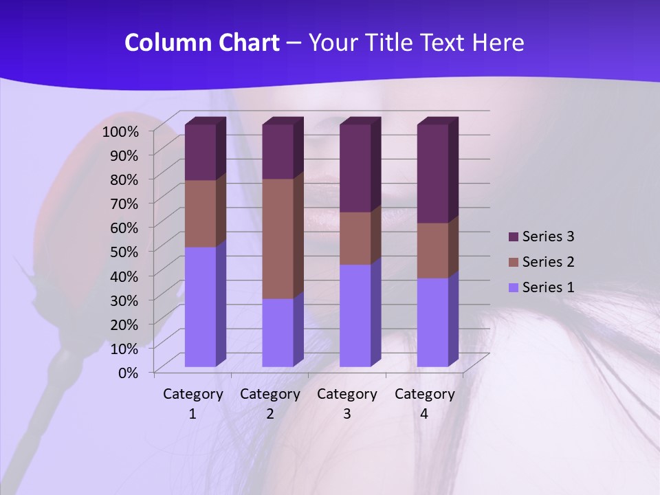 Flower Face Eyes PowerPoint Template