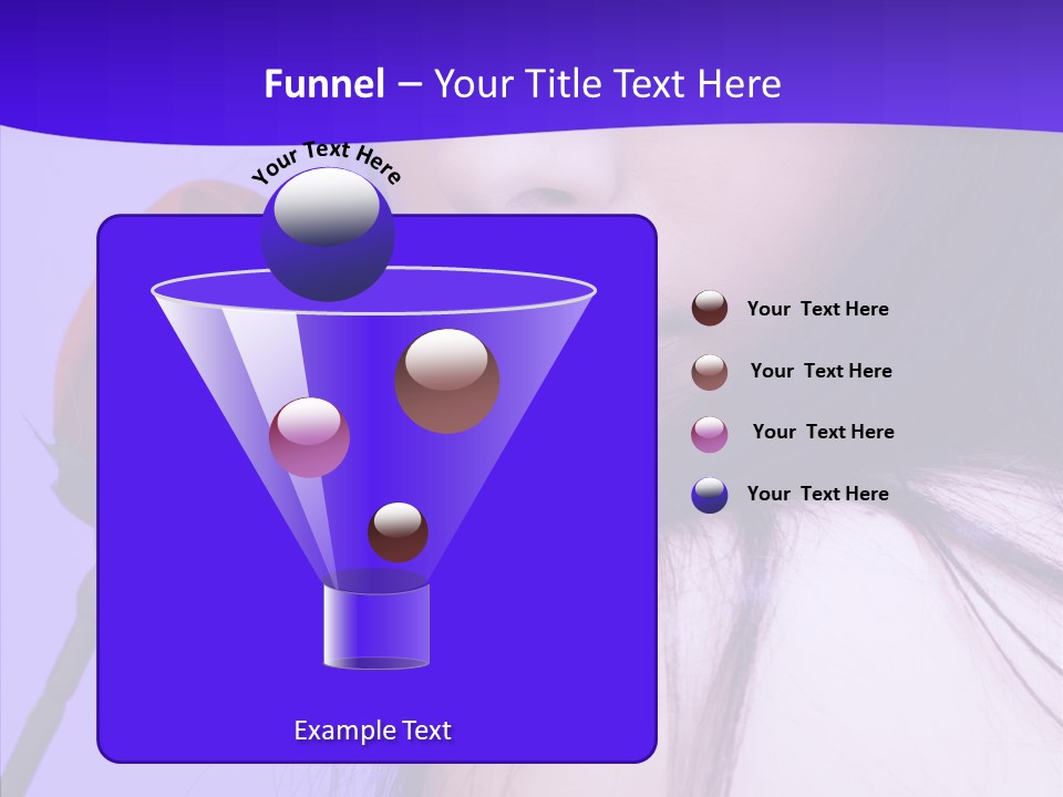 Flower Face Eyes PowerPoint Template