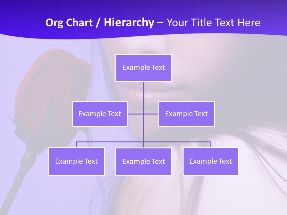 Flower Face Eyes PowerPoint Template
