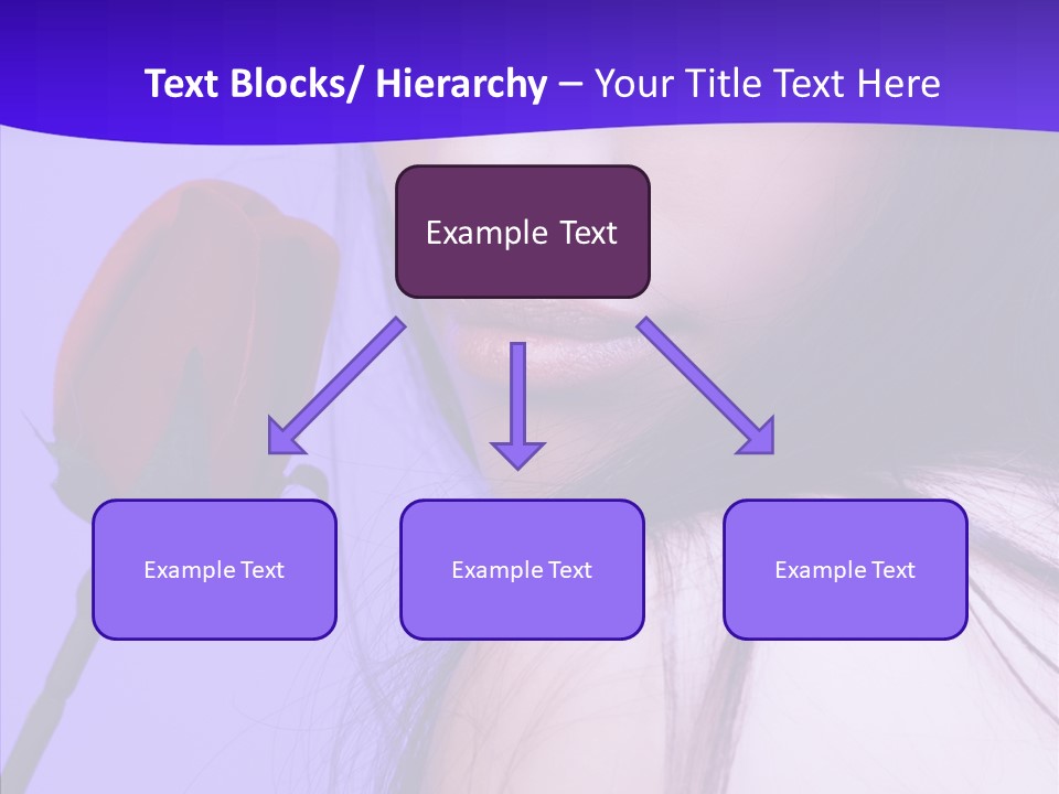Flower Face Eyes PowerPoint Template