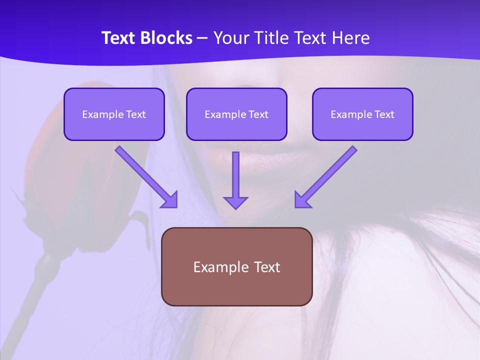 Flower Face Eyes PowerPoint Template