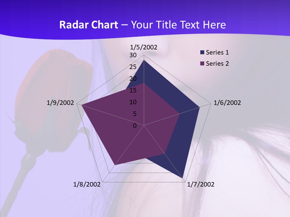 Flower Face Eyes PowerPoint Template