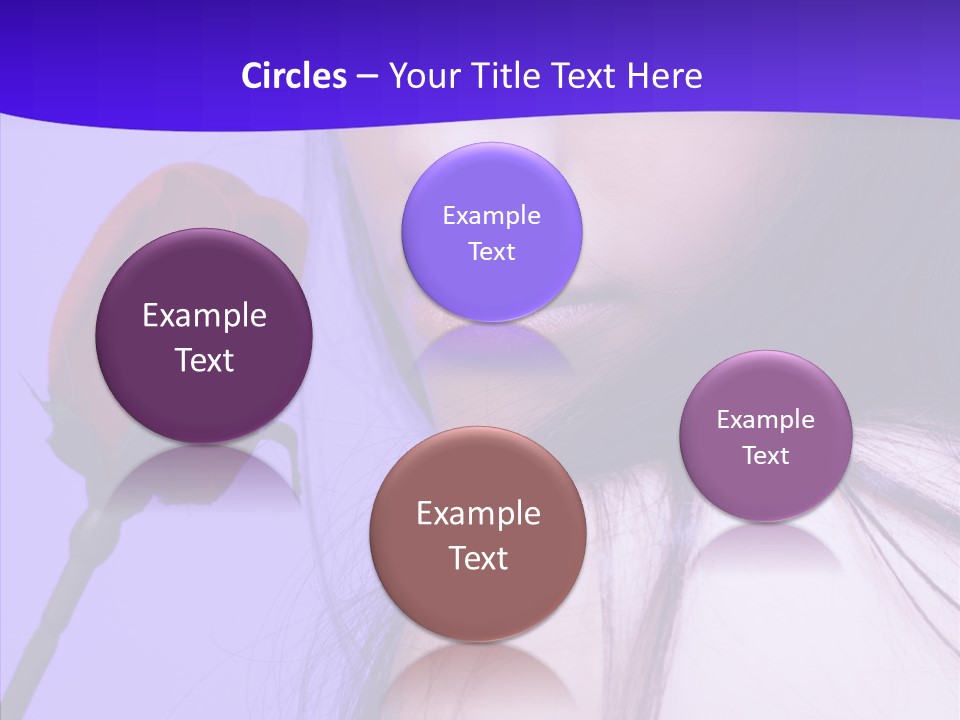 Flower Face Eyes PowerPoint Template