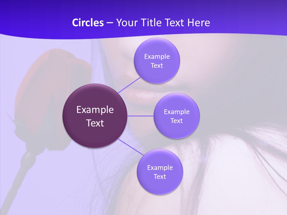 Flower Face Eyes PowerPoint Template