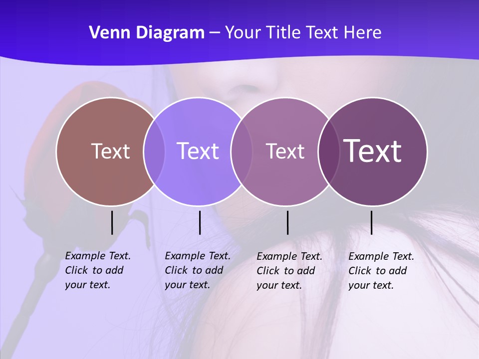 Flower Face Eyes PowerPoint Template
