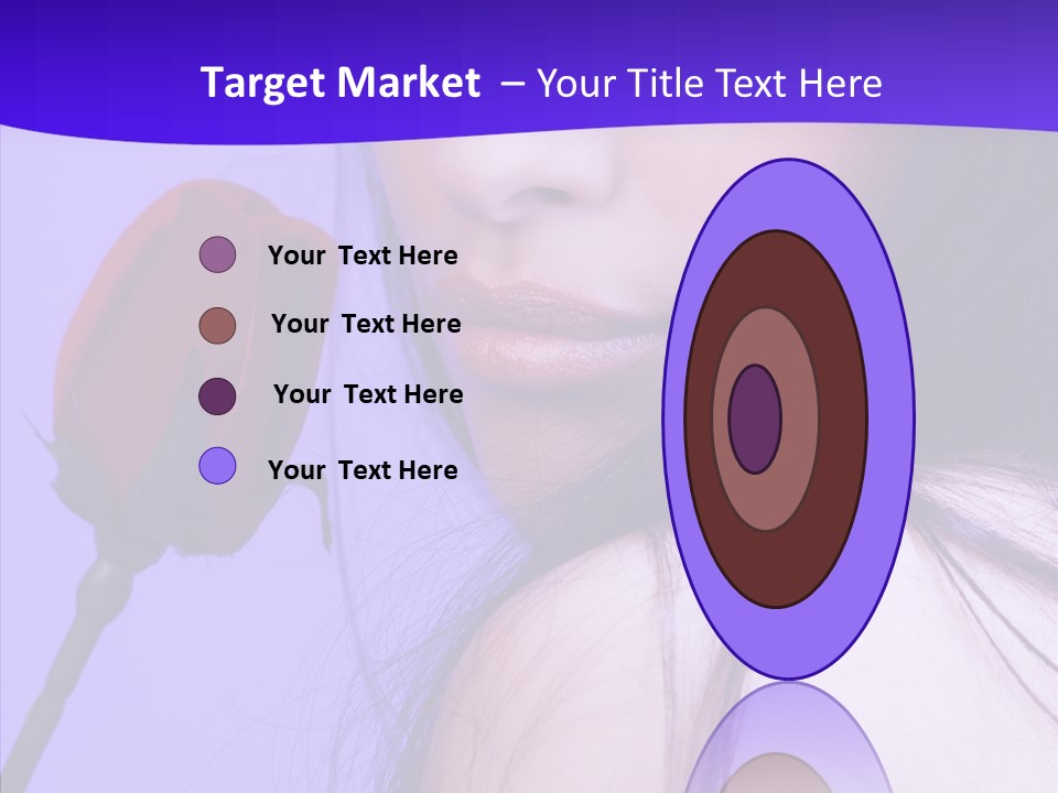 Flower Face Eyes PowerPoint Template