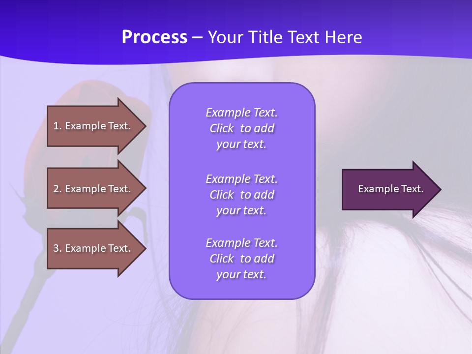 Flower Face Eyes PowerPoint Template