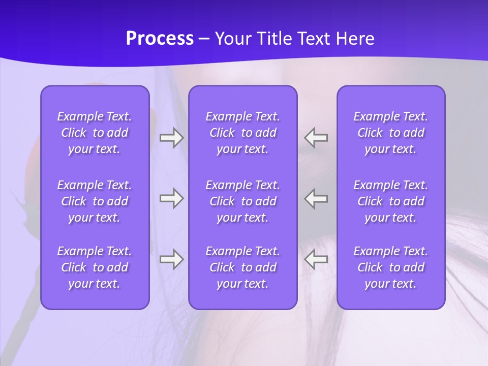 Flower Face Eyes PowerPoint Template
