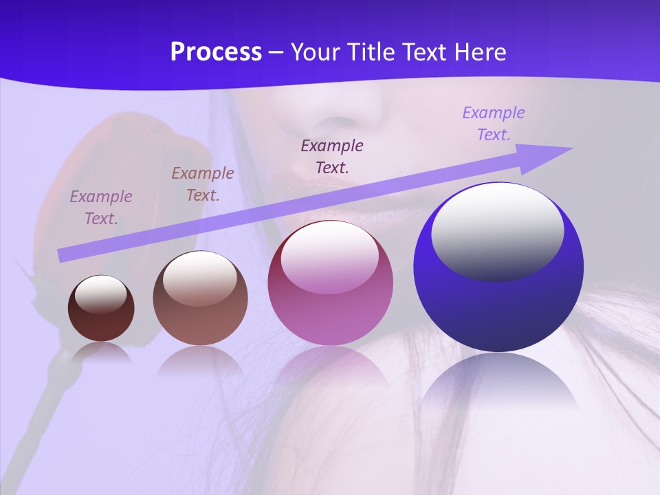 Flower Face Eyes PowerPoint Template