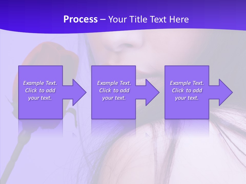 Flower Face Eyes PowerPoint Template