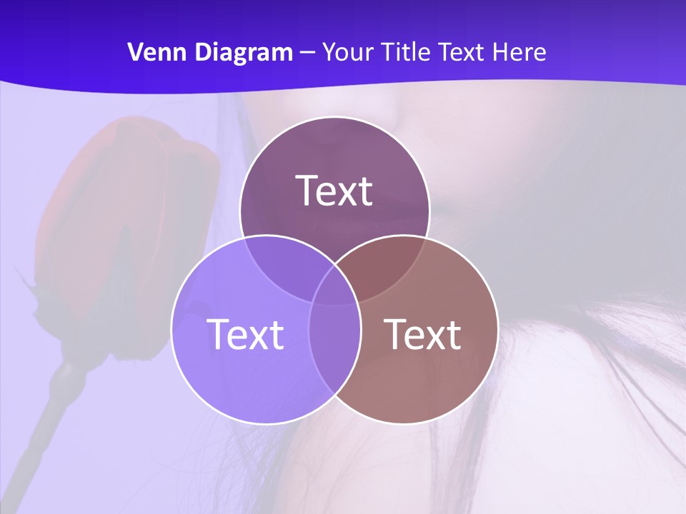 Flower Face Eyes PowerPoint Template