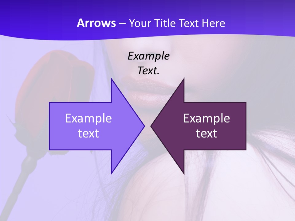 Flower Face Eyes PowerPoint Template