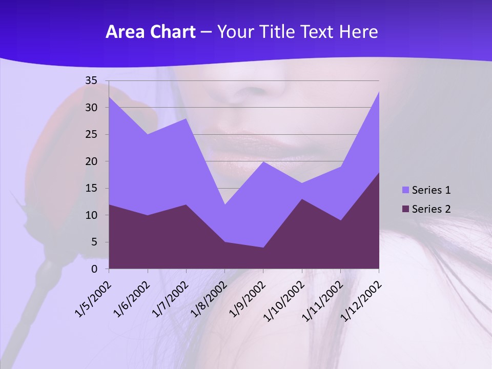 Flower Face Eyes PowerPoint Template