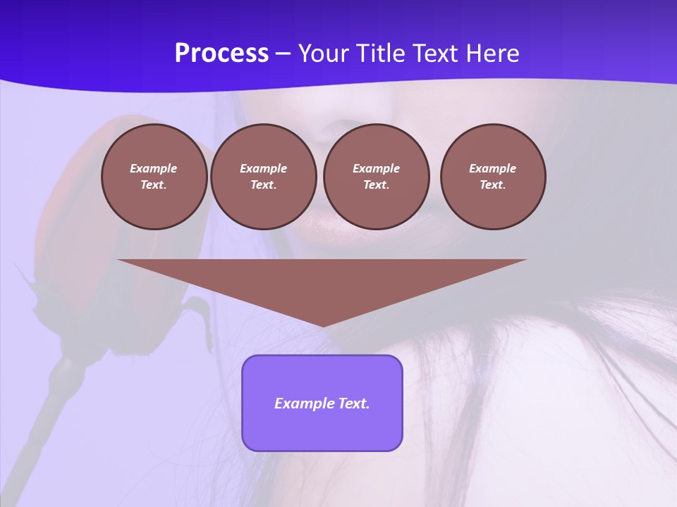 Flower Face Eyes PowerPoint Template