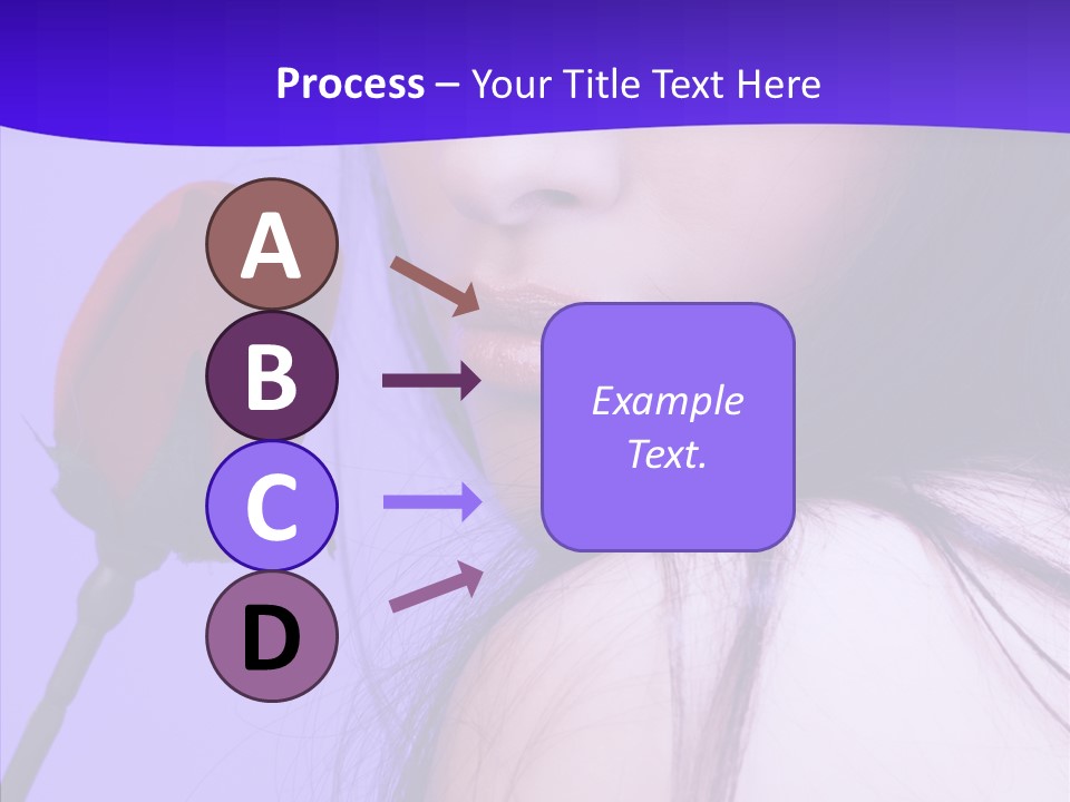 Flower Face Eyes PowerPoint Template