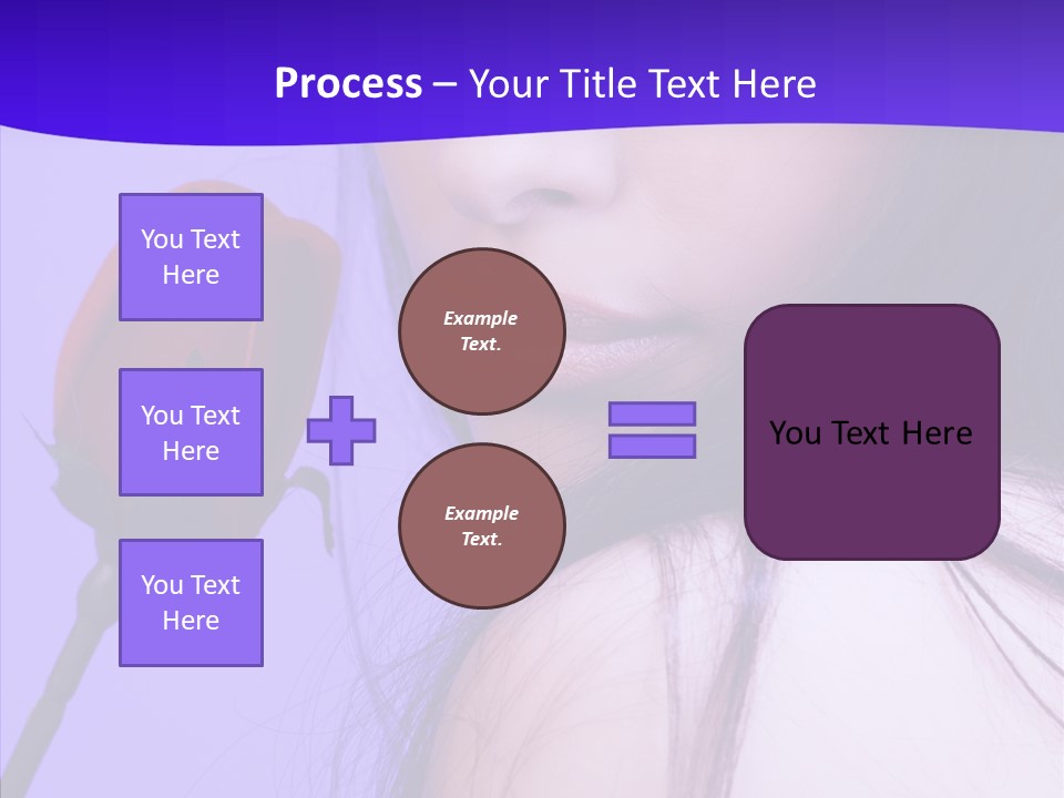 Flower Face Eyes PowerPoint Template