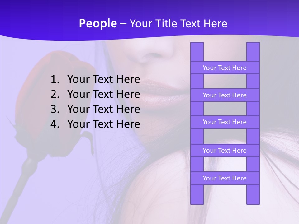 Flower Face Eyes PowerPoint Template