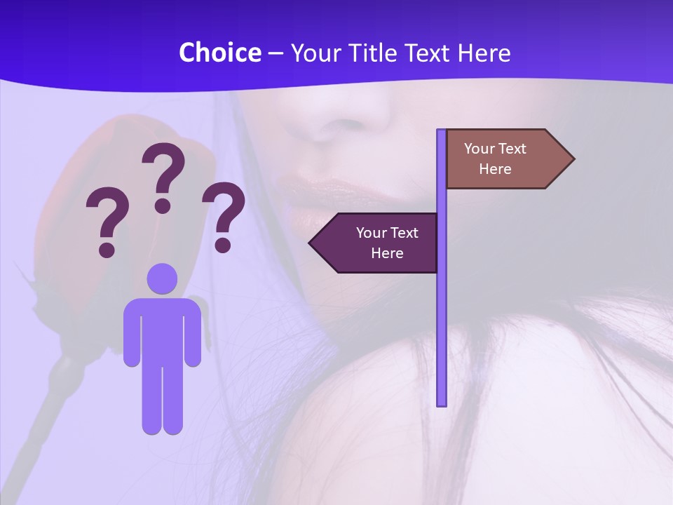 Flower Face Eyes PowerPoint Template