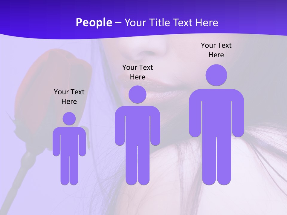 Flower Face Eyes PowerPoint Template