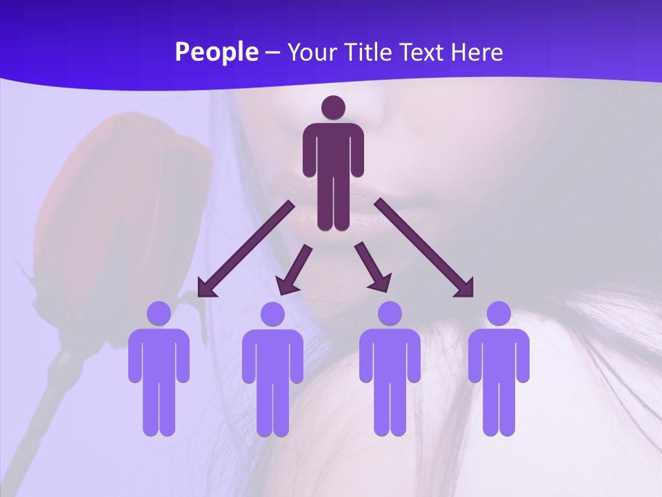 Flower Face Eyes PowerPoint Template