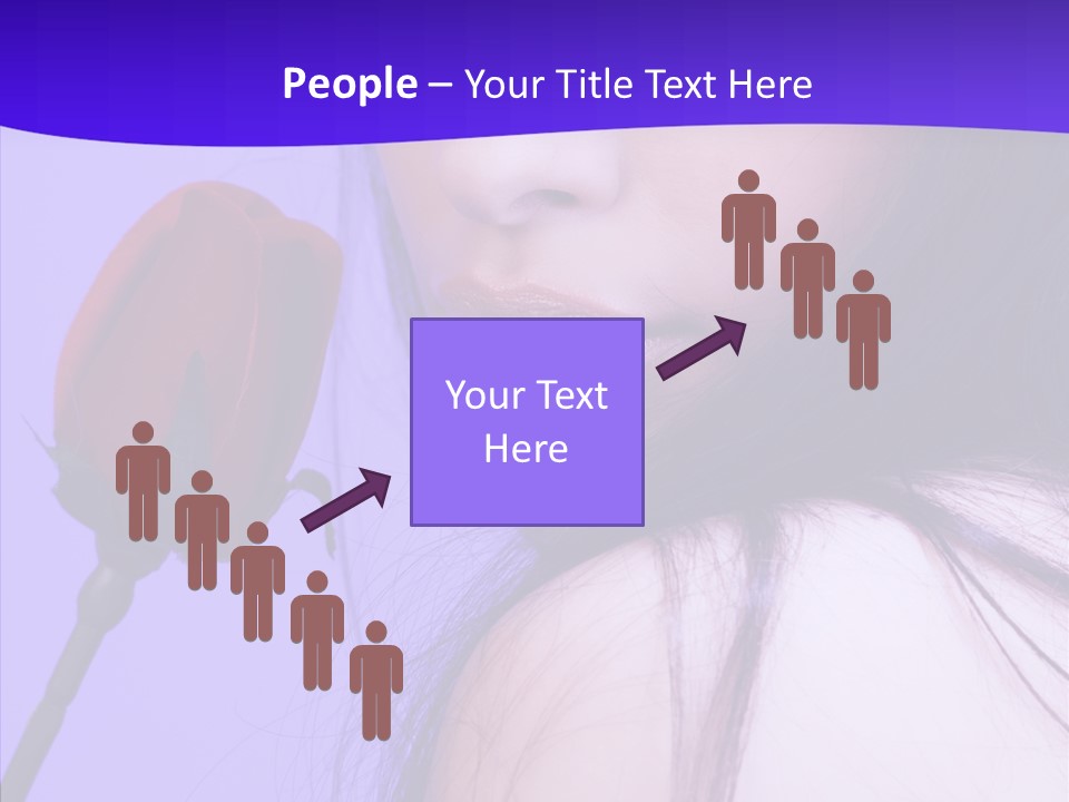 Flower Face Eyes PowerPoint Template