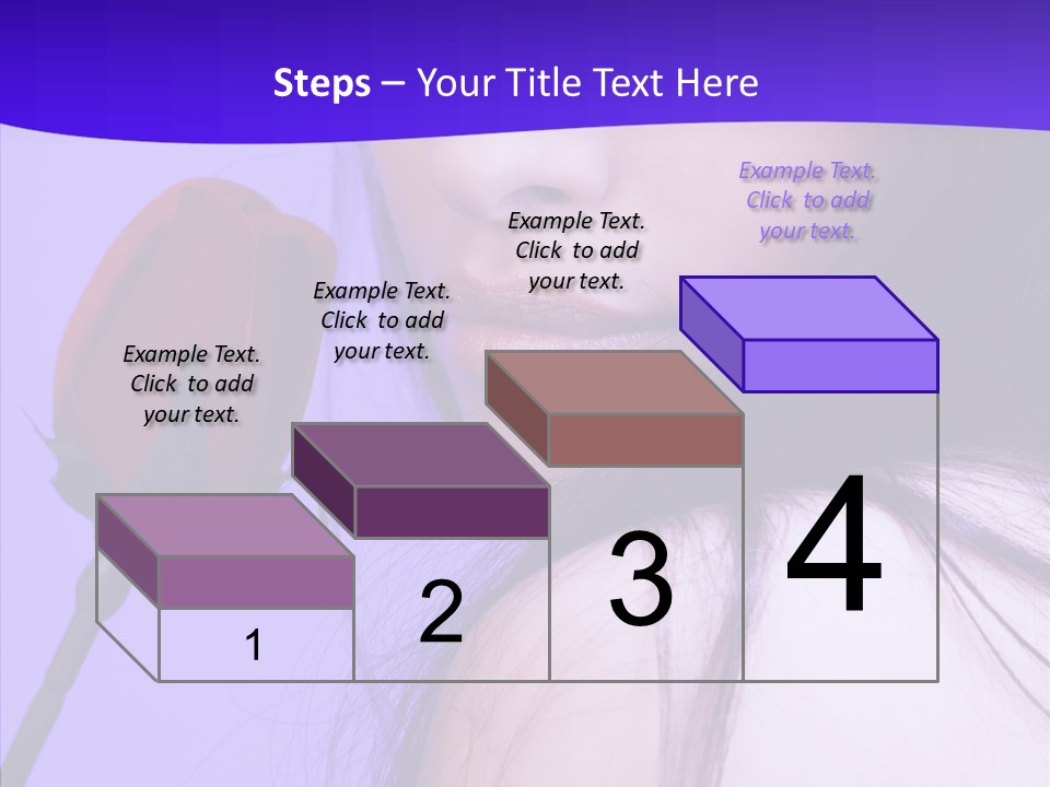 Flower Face Eyes PowerPoint Template