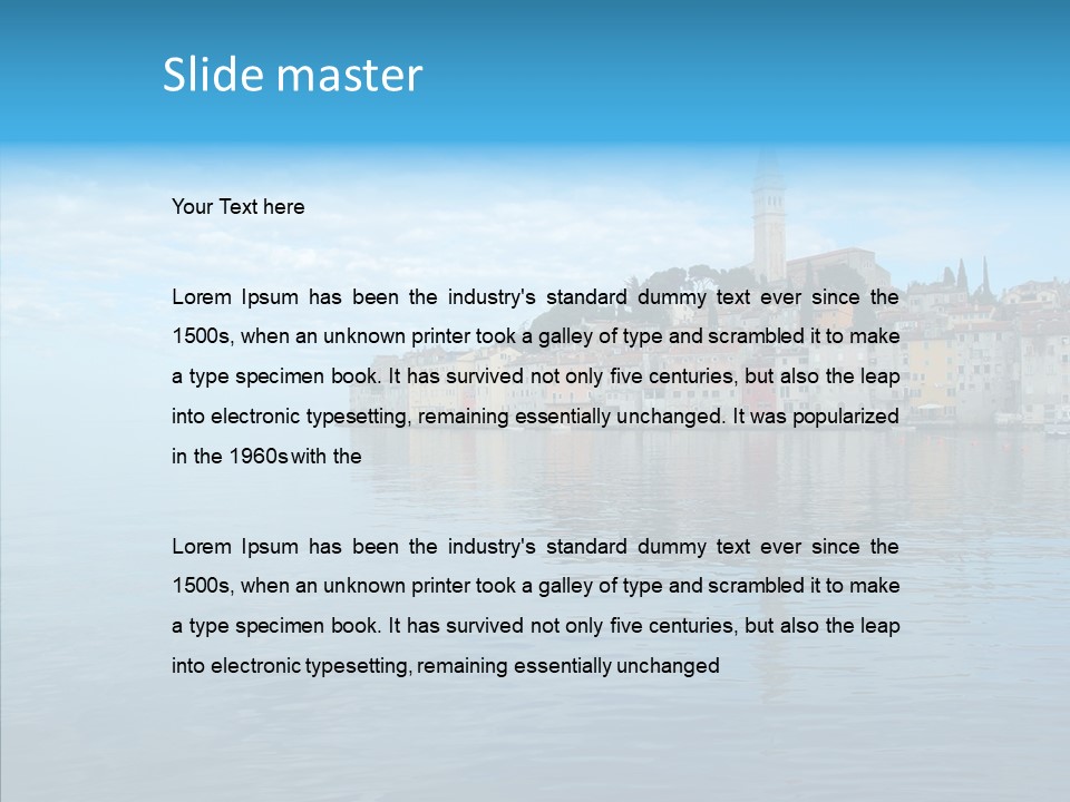 Harbor Peace Voyage PowerPoint Template
