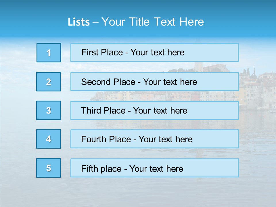 Harbor Peace Voyage PowerPoint Template