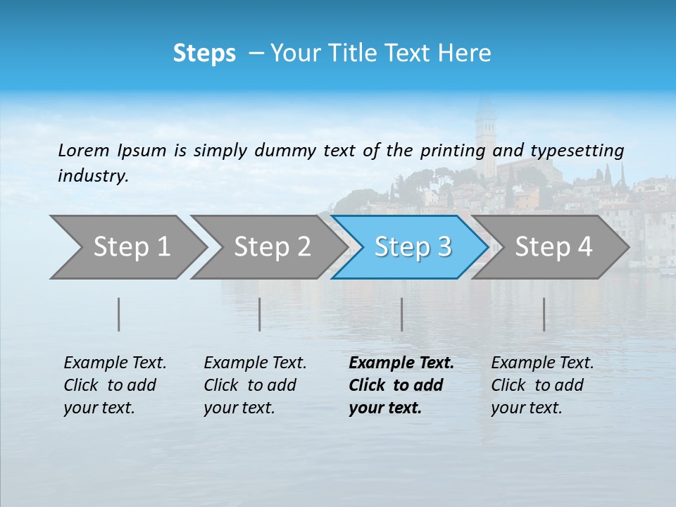 Harbor Peace Voyage PowerPoint Template