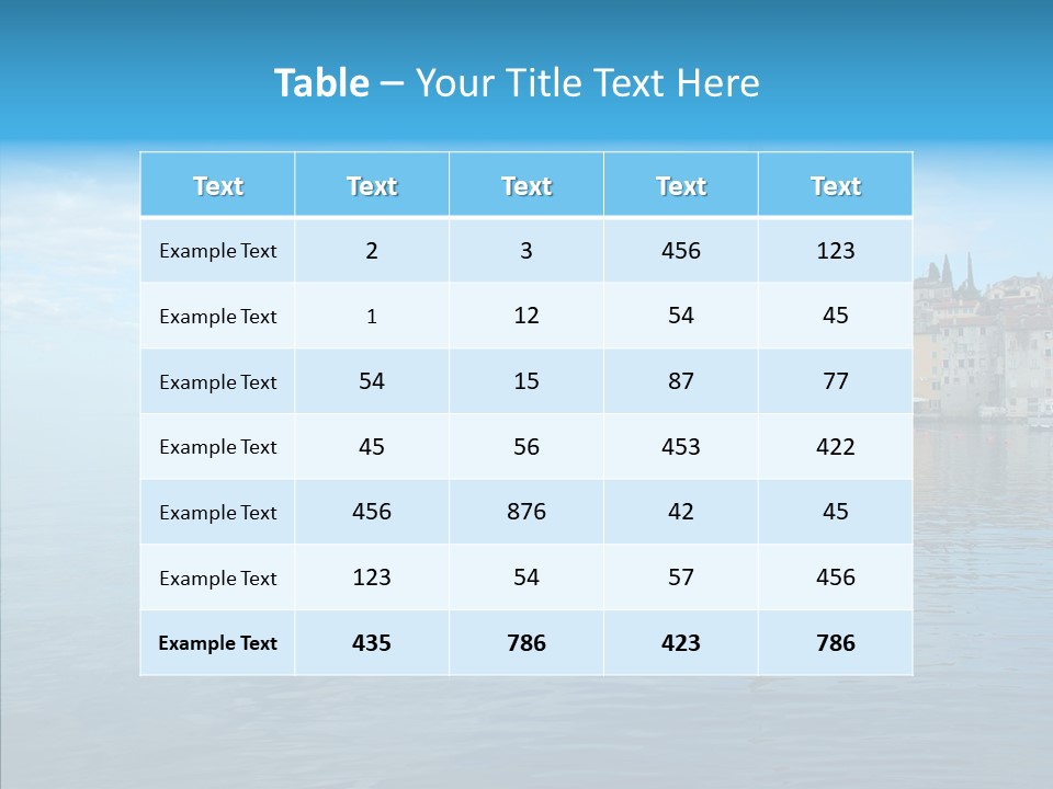 Harbor Peace Voyage PowerPoint Template