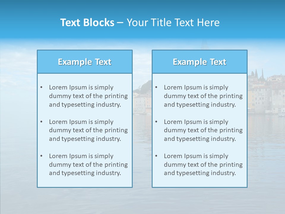 Harbor Peace Voyage PowerPoint Template