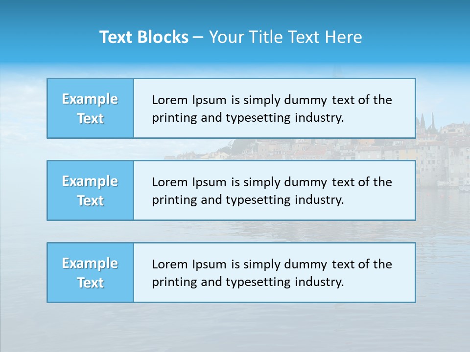 Harbor Peace Voyage PowerPoint Template