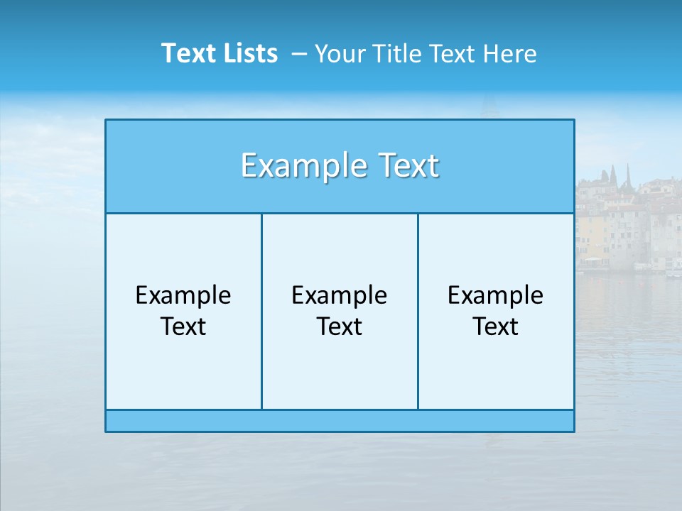 Harbor Peace Voyage PowerPoint Template