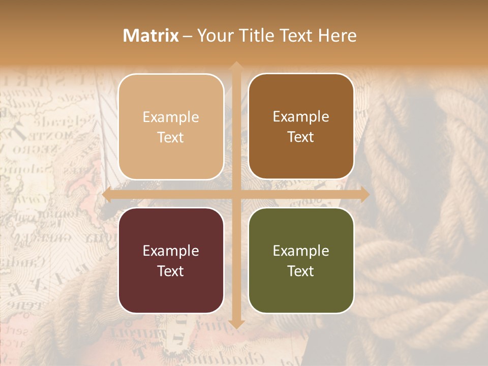 South Cartography Illustration PowerPoint Template