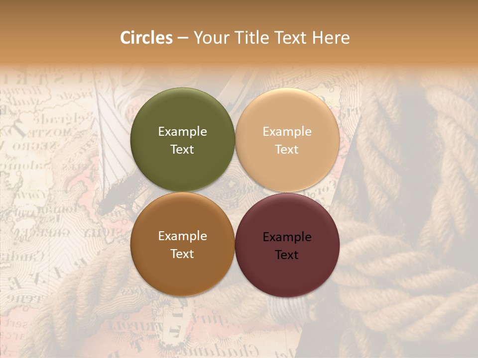 South Cartography Illustration PowerPoint Template