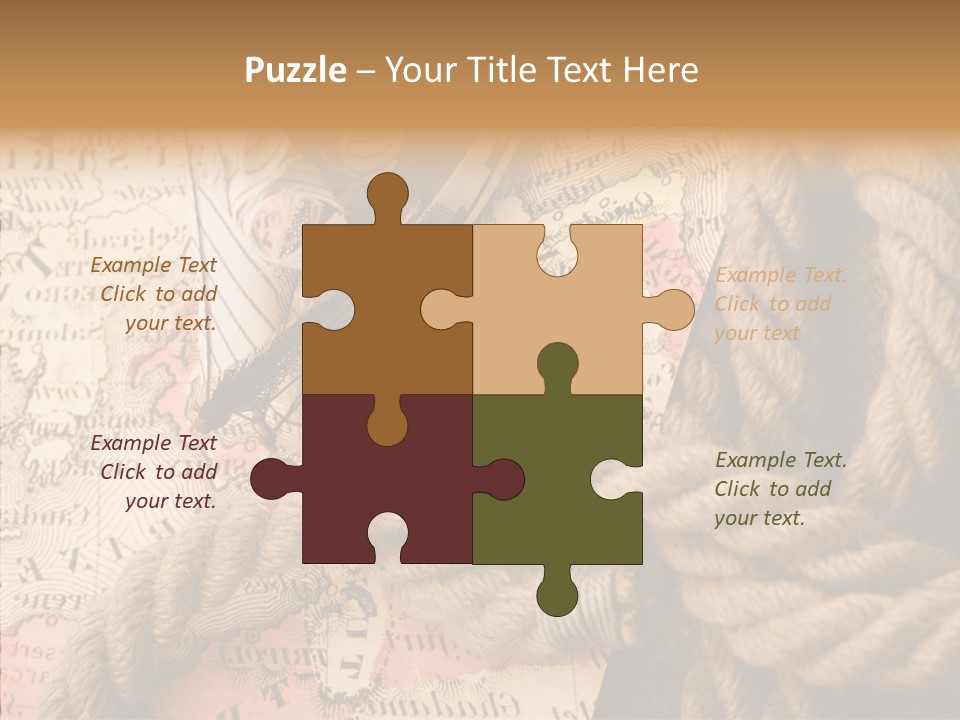 South Cartography Illustration PowerPoint Template